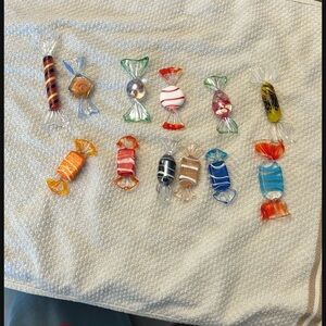 Handmade Glass Candy Bead Charms - Multicolor